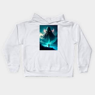 Chaotic Wonders: Cosmic Landscape Kids Hoodie